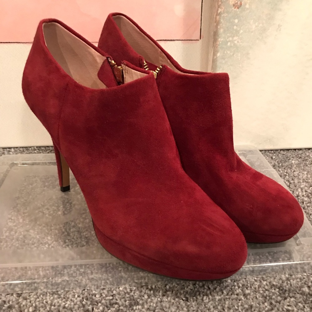 Vince Camuto Wine Colored Booties